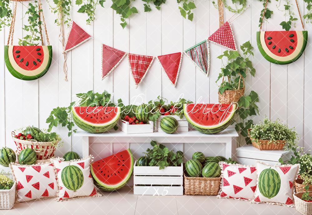 On Sale Kate Summer Watermelon Picnic Backdrop Designed by Emetselch -UK