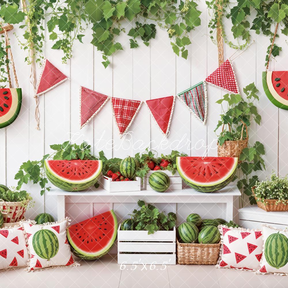On Sale Kate Summer Watermelon Picnic Backdrop Designed by Emetselch -UK