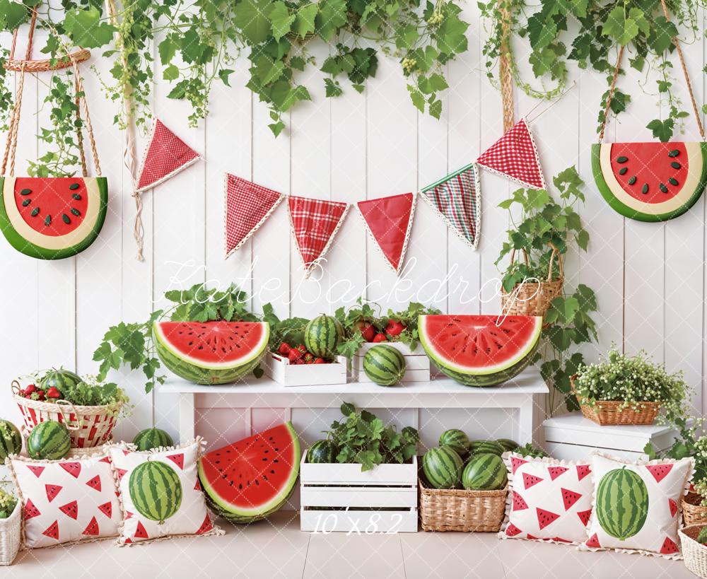 On Sale Kate Summer Watermelon Picnic Backdrop Designed by Emetselch -UK