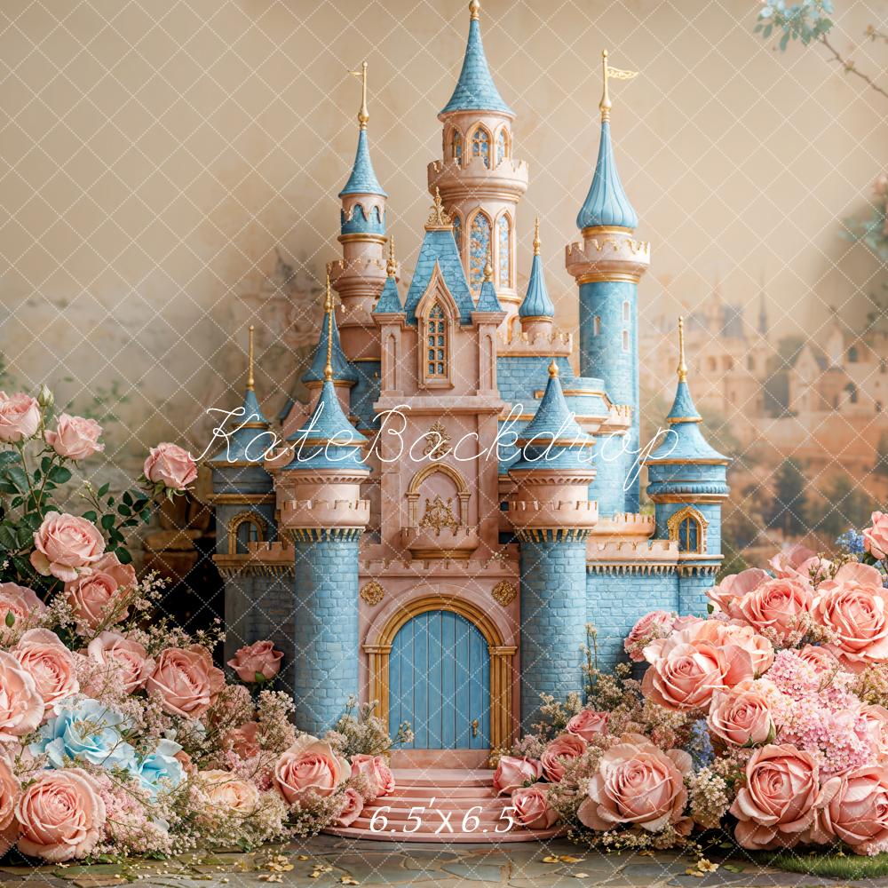 Kate Fairy Dreamy Castle Floral Backdrop Designed by Emetselch