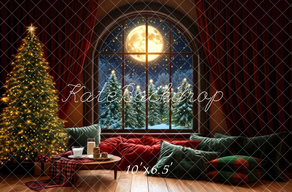 Kate Christmas Night Backdrop Milk Cookies Designed by Mini MakeBelieve