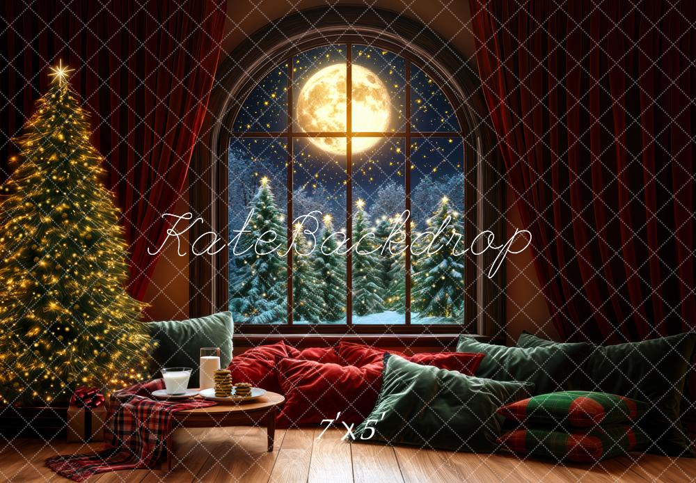 Kate Christmas Night Backdrop Milk Cookies Designed by Mini MakeBelieve