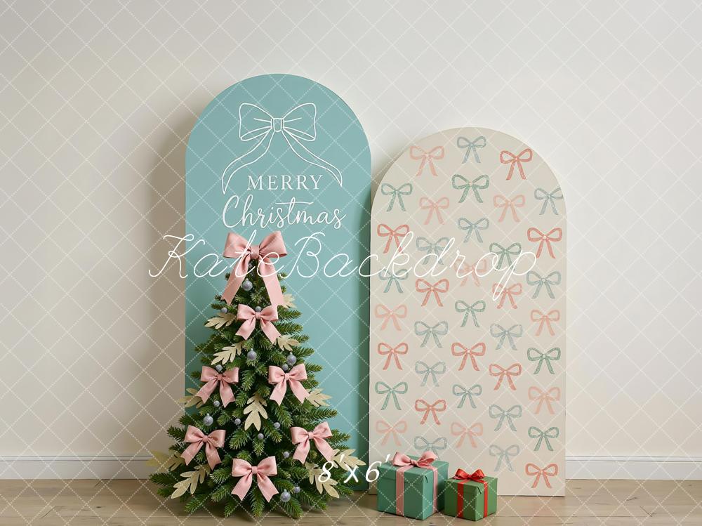 Kate Christmas Tree Arch Bows Backdrop Designed by Mini MakeBelieve