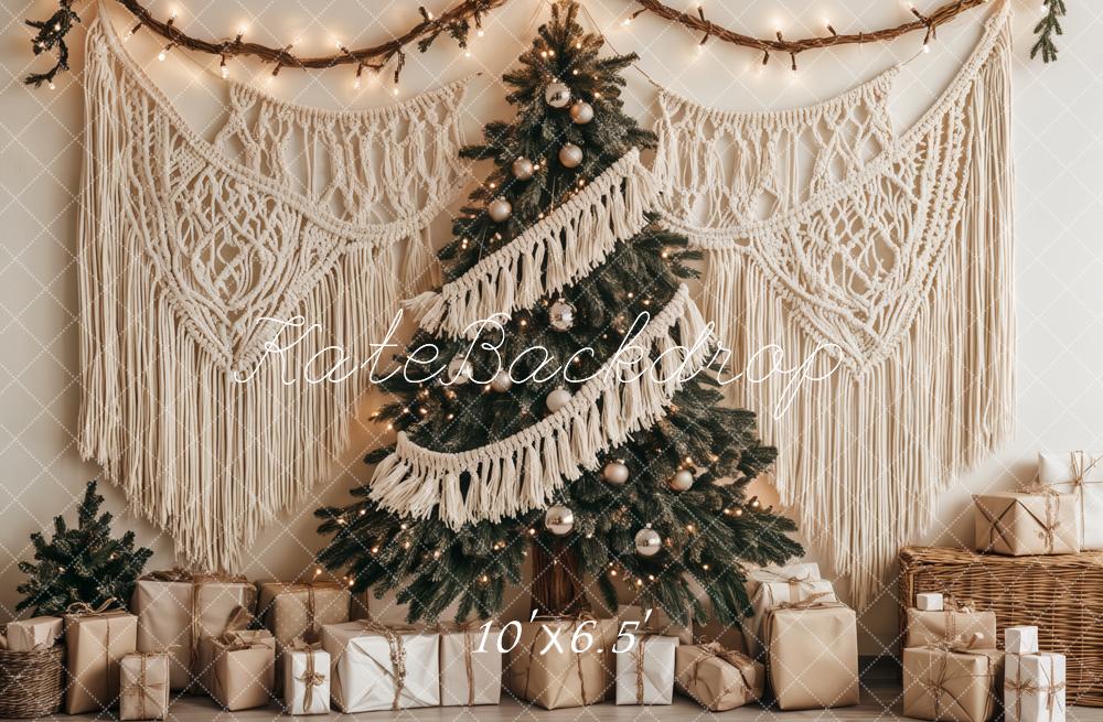 Lightning Deals Kate Christmas Tree Boho Macrame Gifts Backdrop Designed by Ashley Paul -UK