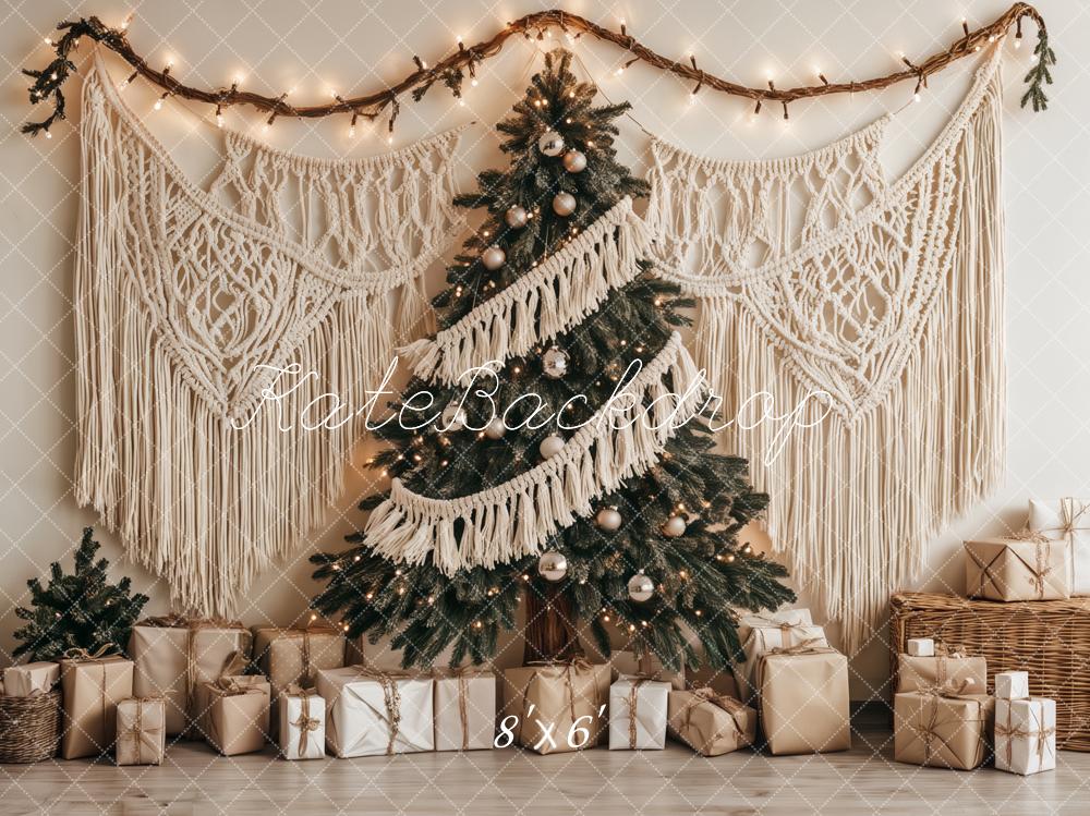 Lightning Deals Kate Christmas Tree Boho Macrame Gifts Backdrop Designed by Ashley Paul -UK