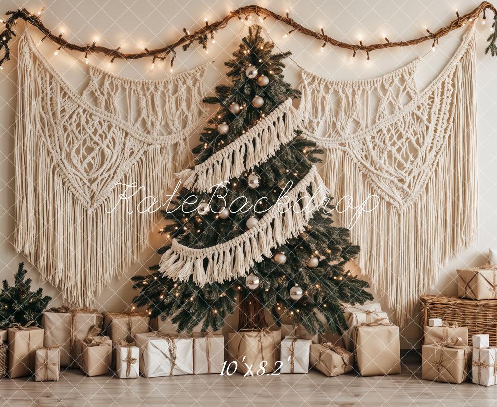 Lightning Deals Kate Christmas Tree Boho Macrame Gifts Backdrop Designed by Ashley Paul -UK