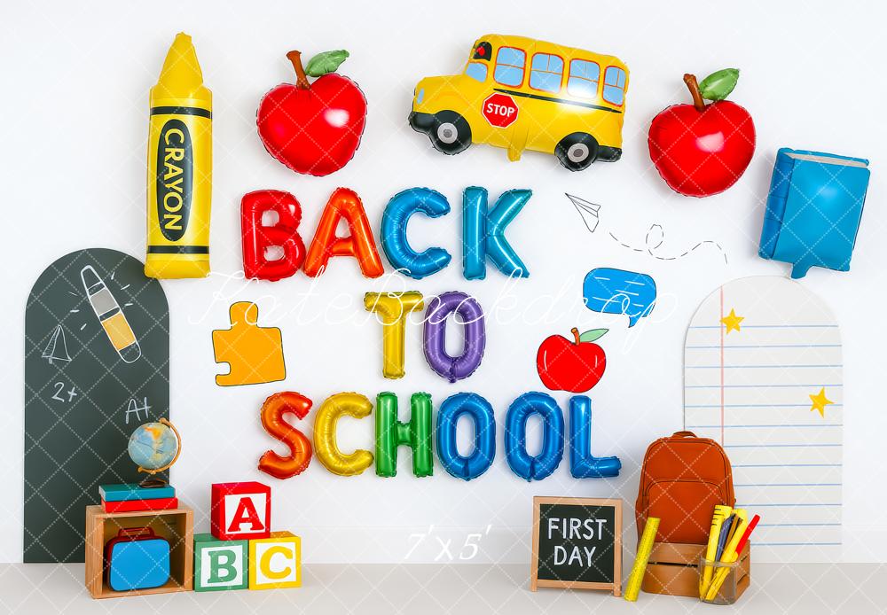 Kate Back To School Backdrop Primary Classroom Designed by Patty Robert