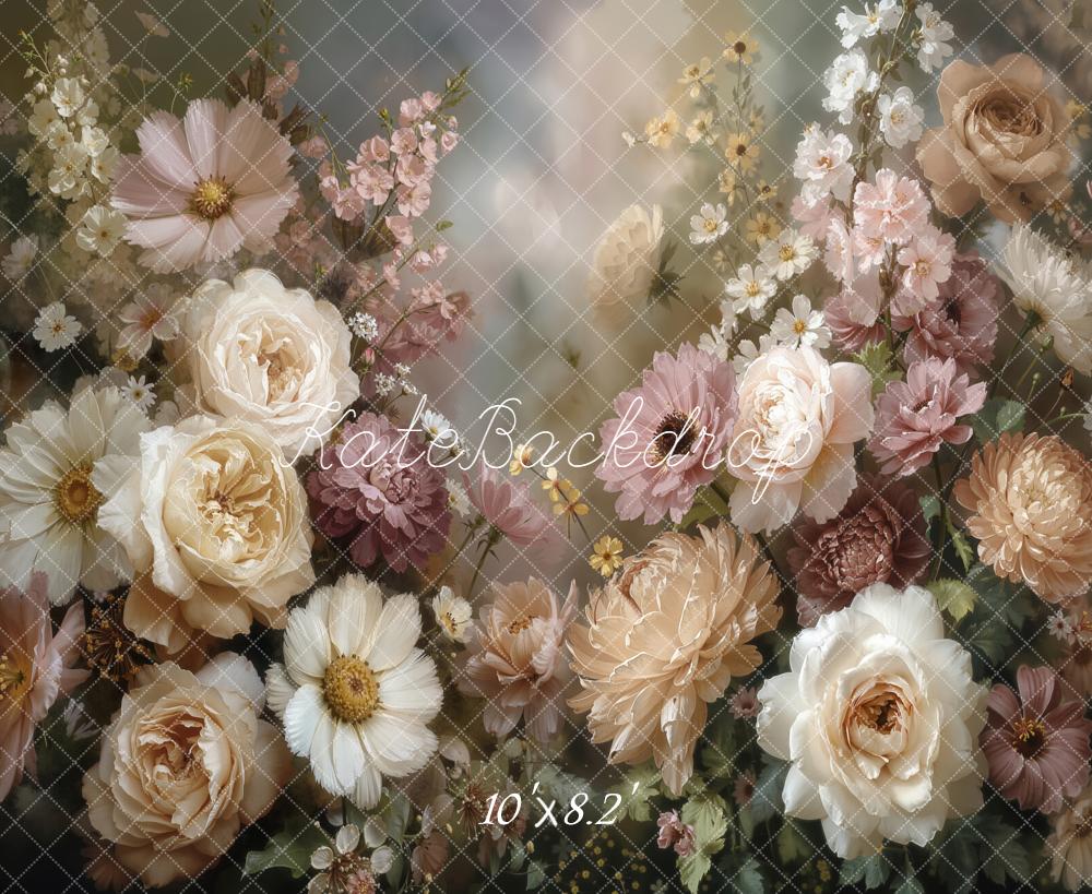 Kate Fine Art Floral Backdrop Designed by Emetselch