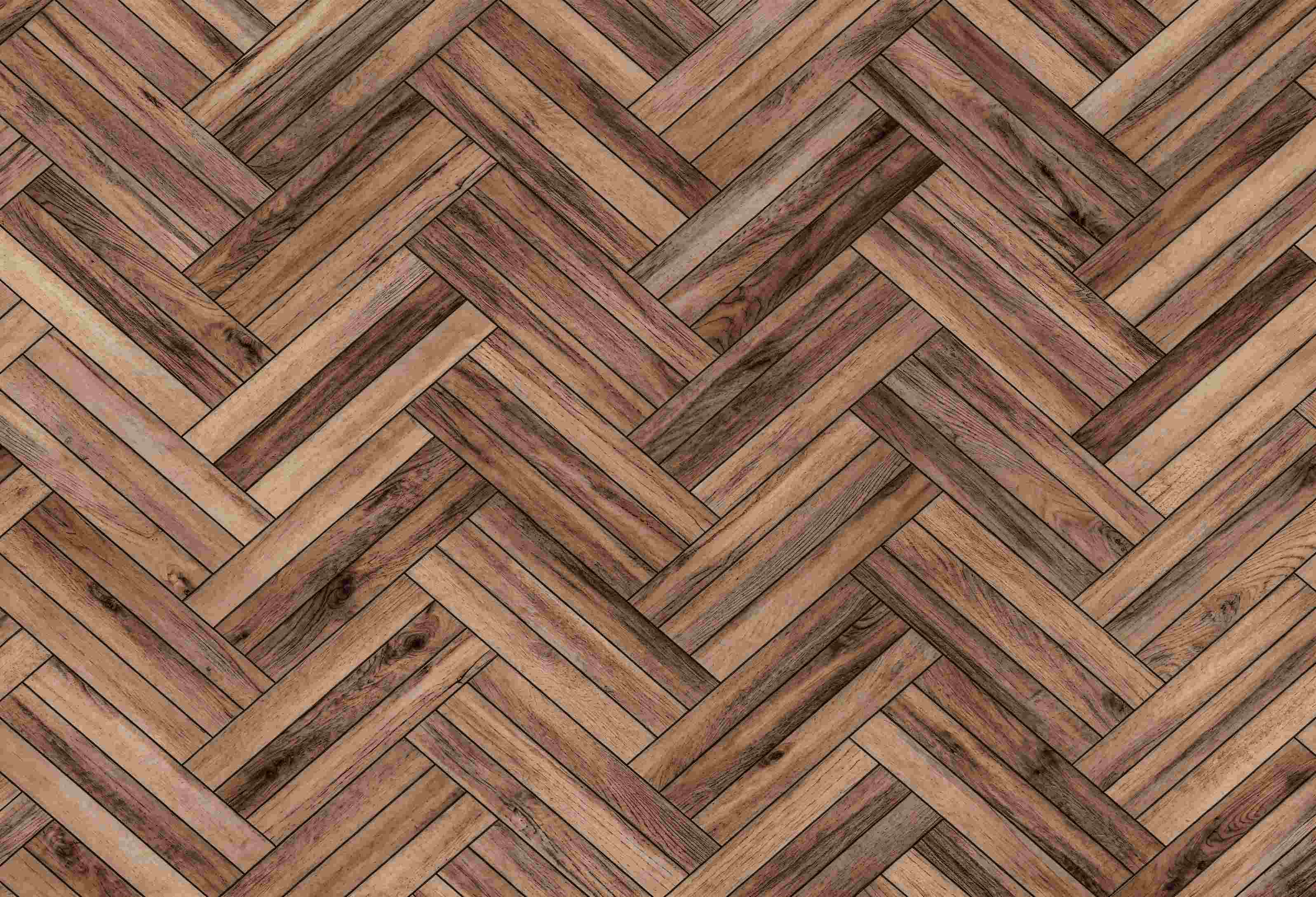 Kate Brown Herringbone Wood Texture Vinyl Floor Backdrop -UK