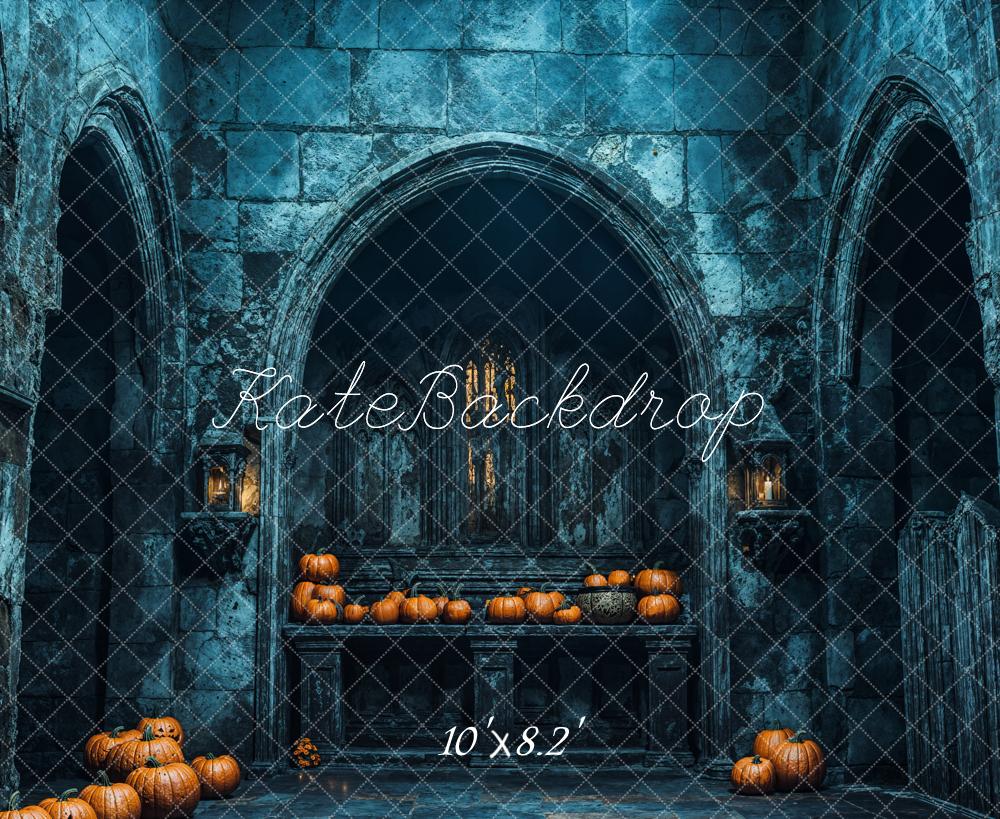 Kate Halloween Gothic Arch Wall Backdrop Designed by Emetselch -UK