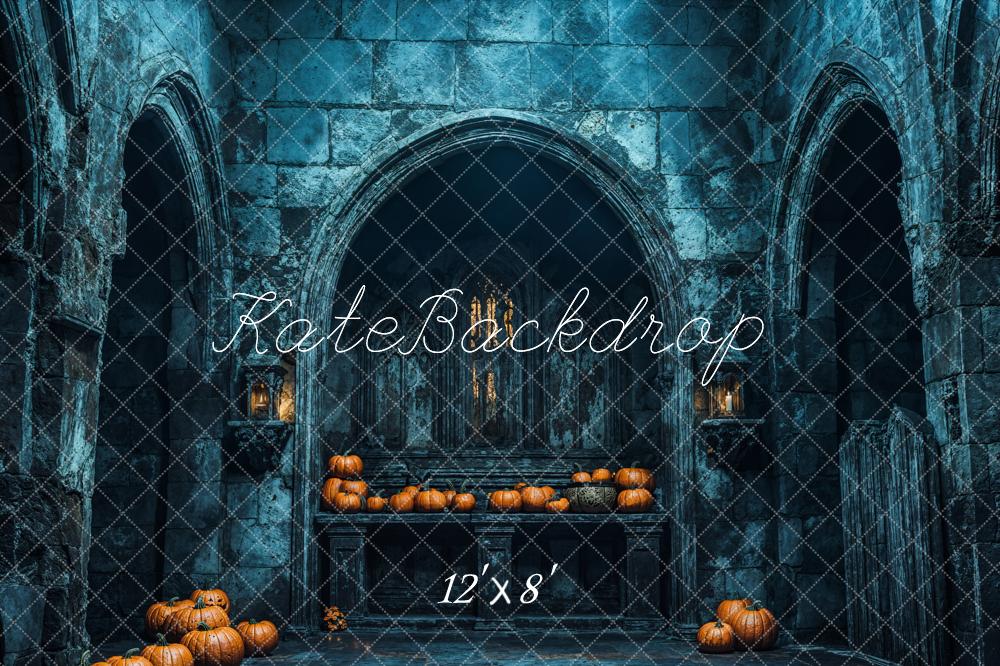 Kate Halloween Gothic Arch Wall Backdrop Designed by Emetselch -UK