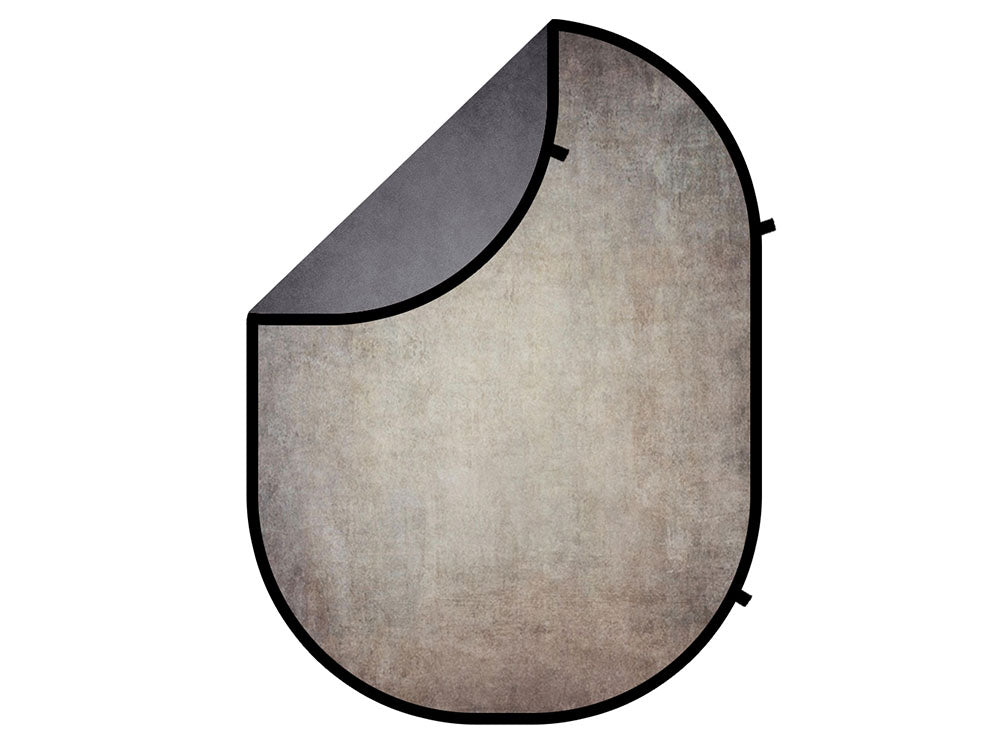 Kate Abstract Rusty/Gray Collapsible Backdrop Photography 5X6.5ft(1.5x2m) -UK