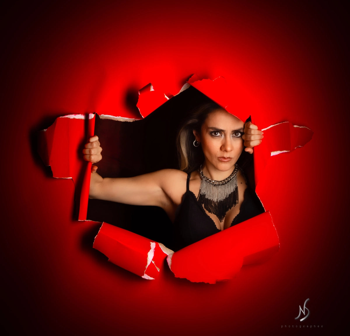 Kate Red Seamless Paper Backdrop for Photography -UK