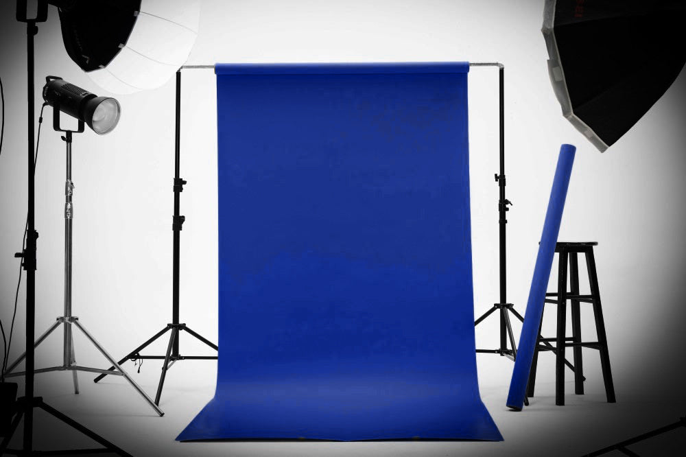 Kate Sapphire Blue Seamless Paper Backdrop for Photography
