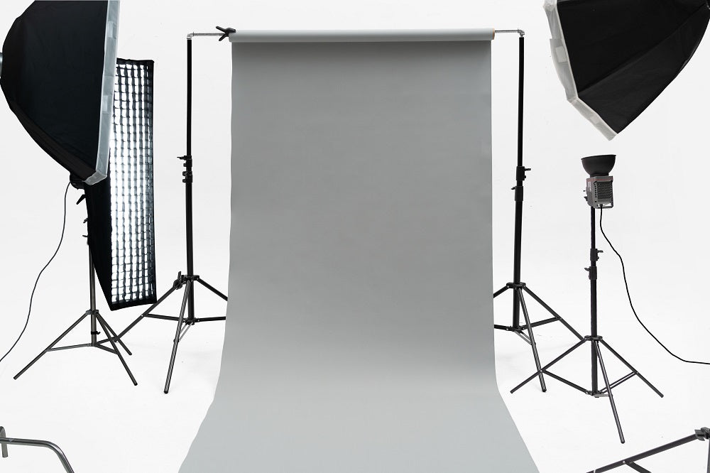 Kate Dark Blue-Gray Seamless Paper Backdrop for Photography