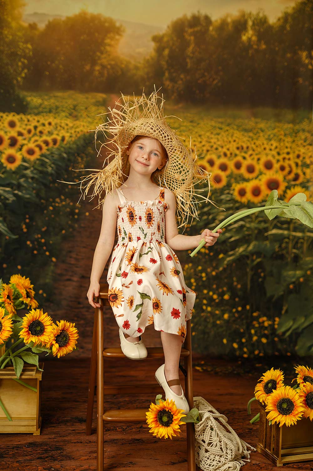 Kate Summer Sunflower Photo Kit -UK