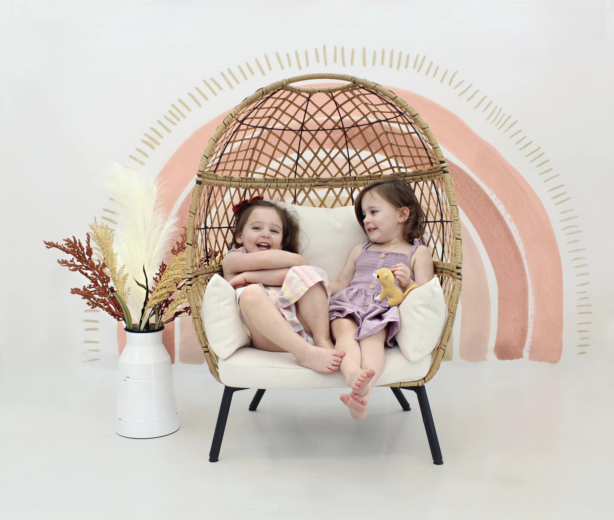 Kate Boho Rainbow Fleece Backdrop Designed by Mandy Ringe Photography -UK