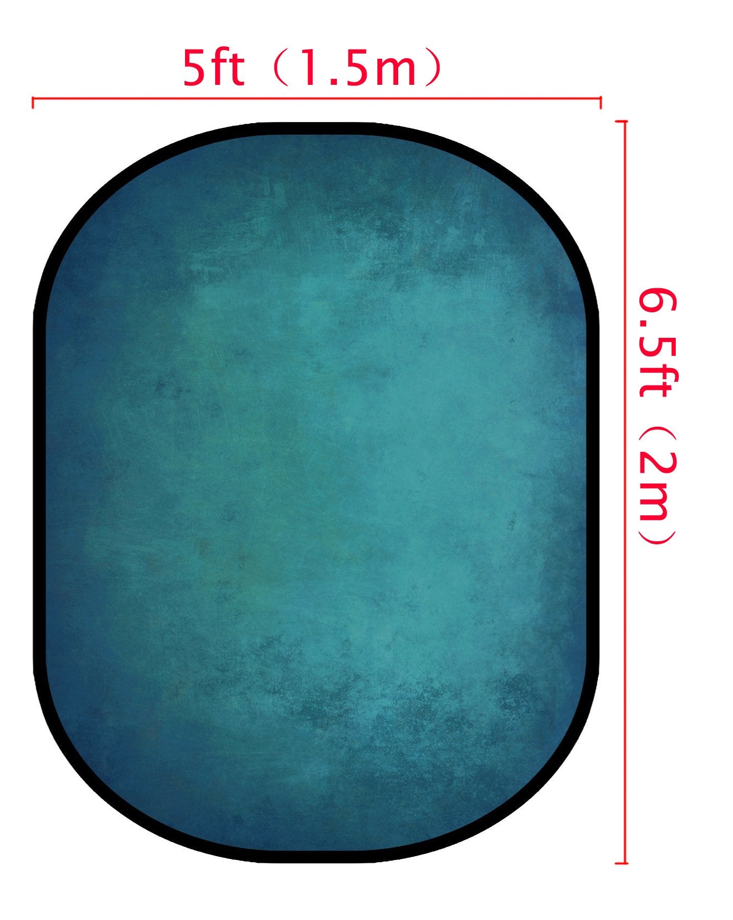 Lightning Deals Kate Gray Abstract Texture/ Blue Green Abstract Texture Collapsible Backdrop Photography 5X6.5ft(1.5x2m) -UK