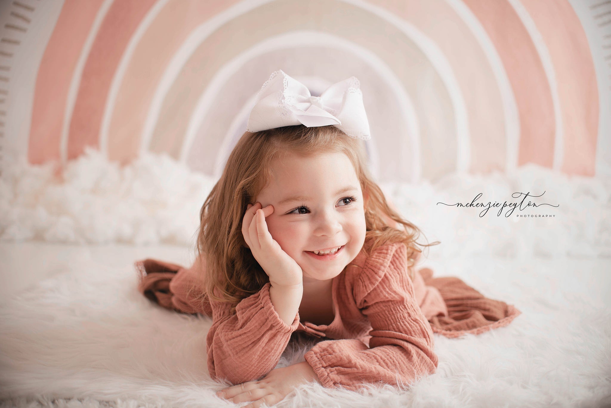 Kate Boho Rainbow Fleece Backdrop Designed by Mandy Ringe Photography -UK
