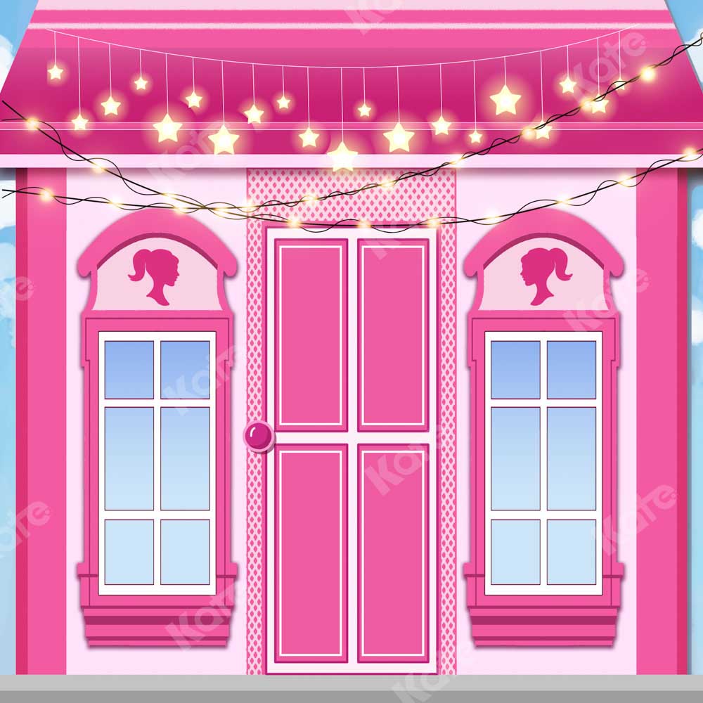 Kate Pink House Star Backdrop Designed by Chain Photography