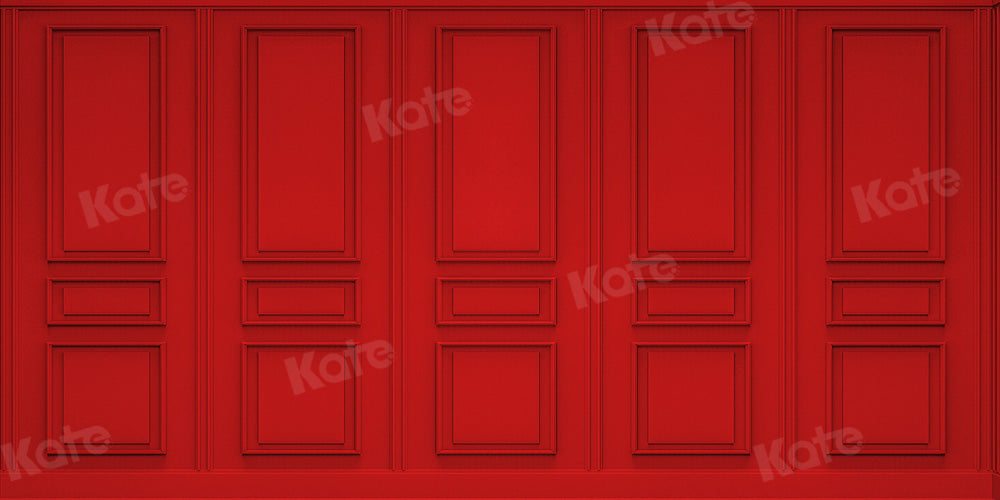 Kate Red Wall Backdrop Designed by Chain Photography -UK