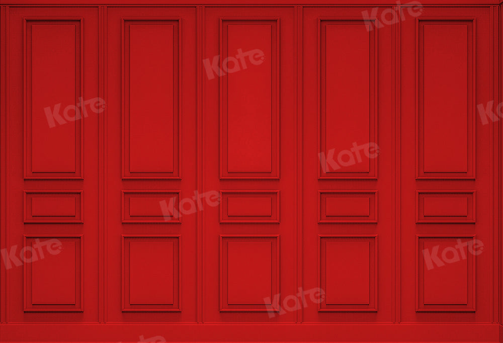 Kate Red Wall Backdrop Designed by Chain Photography -UK