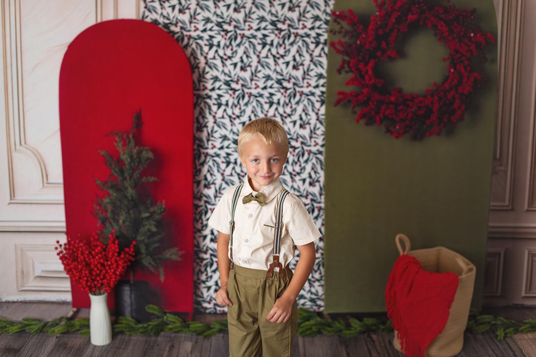 Kate Cozy Boho Christmas Photo Kit Photography Backdrops&Props Themed Bundle -UK