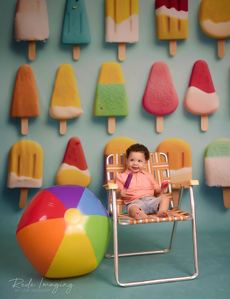 Kate Sweep Summer Popsicles Backdrop Designed by Lidia Redekopp -UK
