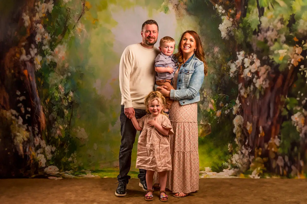 Kate Fine Art Fantasy Forest Floral Summer Backdrop Designed by GQ