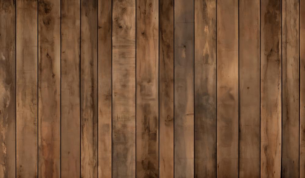 Kate Brown Wood Vintage Rubber Floor Mat -UK