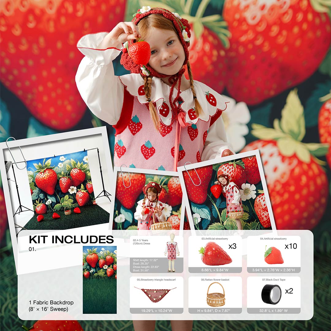 Kate Summer Strawberry Photo Kit -UK