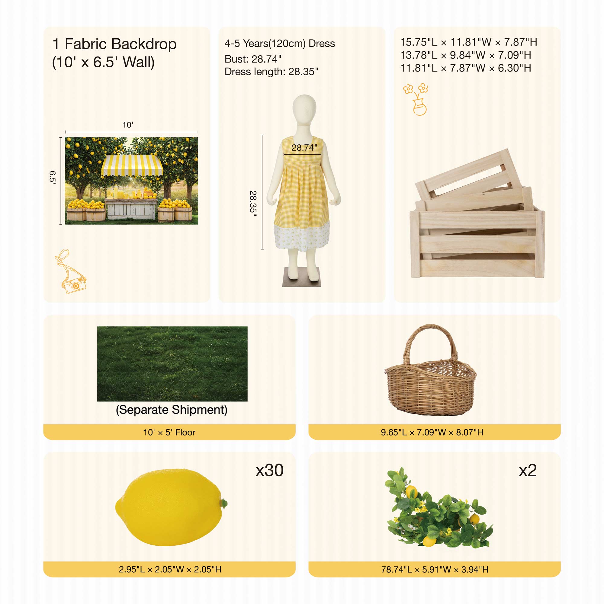 Kate Summer Lemonade Stand Photo Kit -UK
