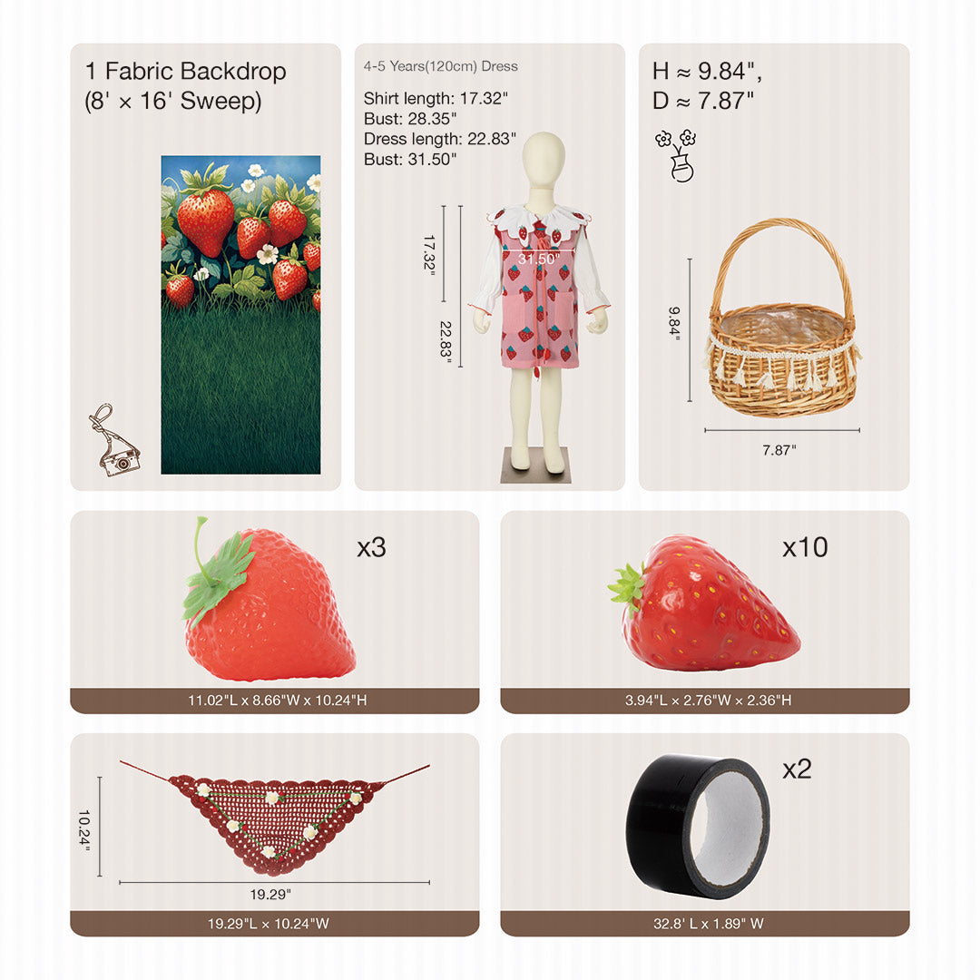 Kate Summer Strawberry Photo Kit -UK