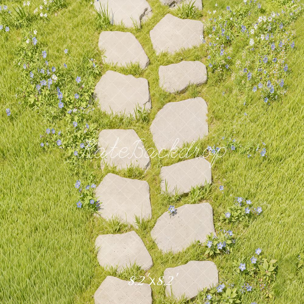 Kate Stone Pathway Grass Floor Backdrop Designed by Kate image
