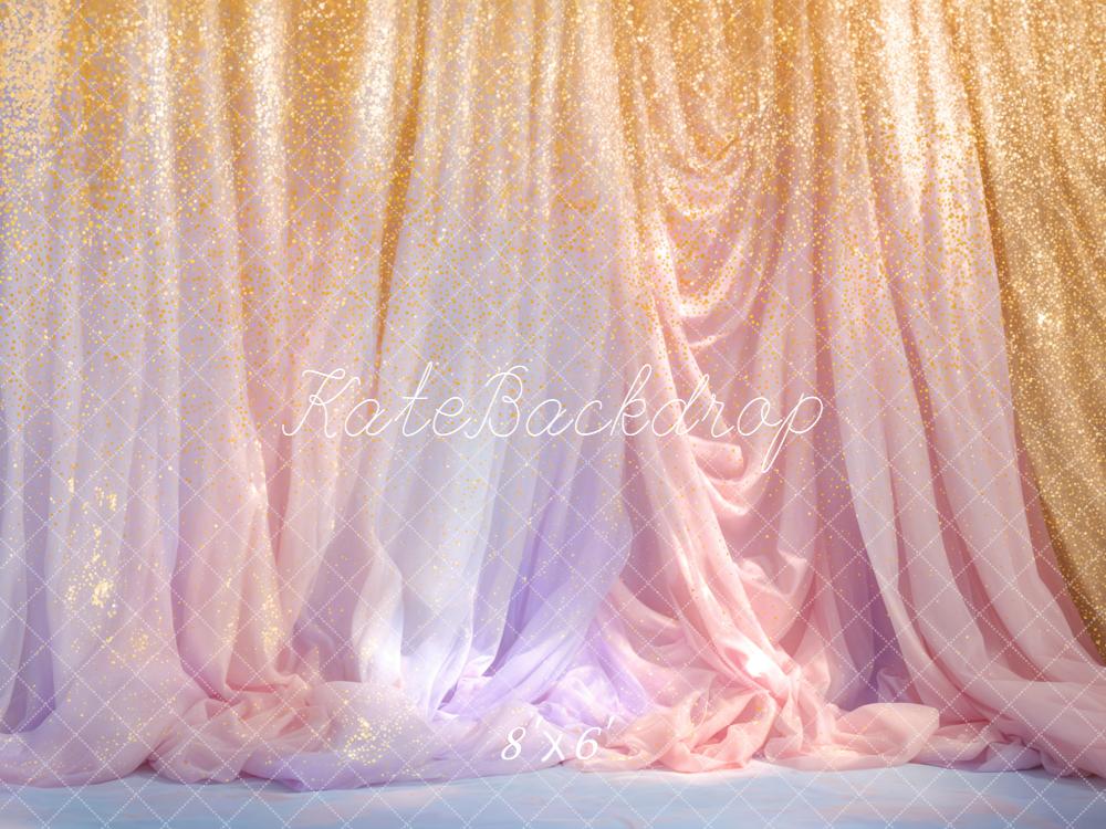 Kate Glitter Ombre Draped Backdrop Designed by Emetselch -UK