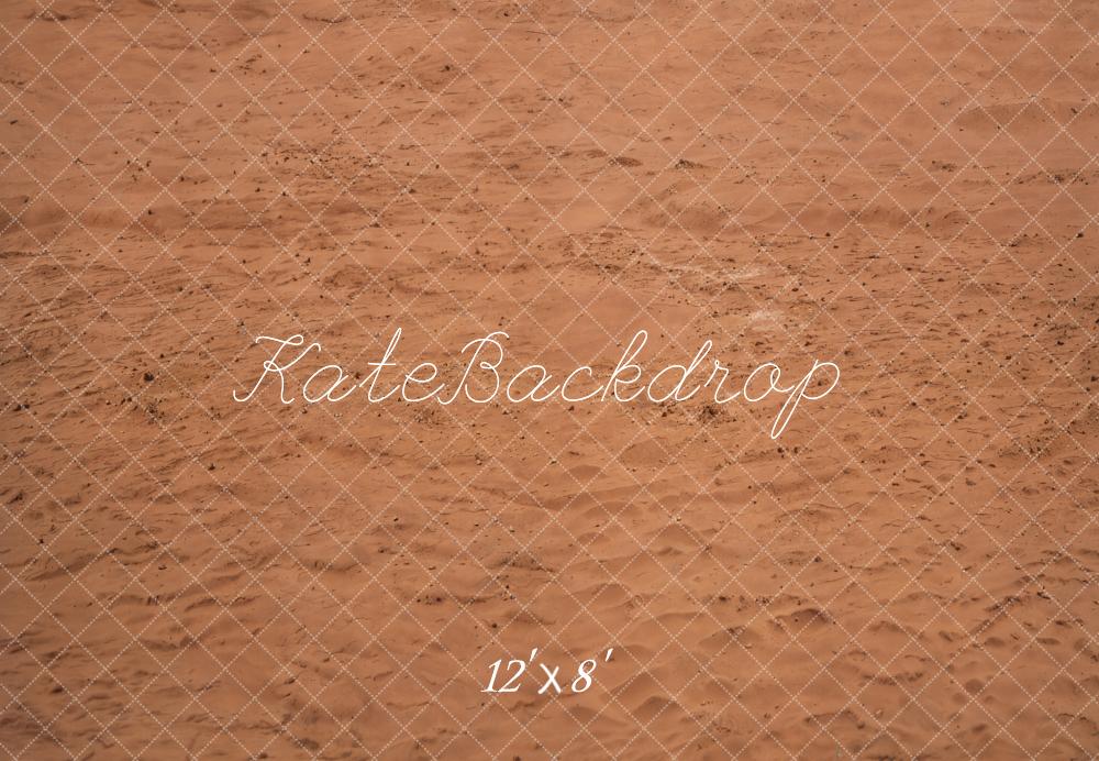 Kate Sand Ground Texture Brown Fleece Backdrop Designed by Emetselch -UK