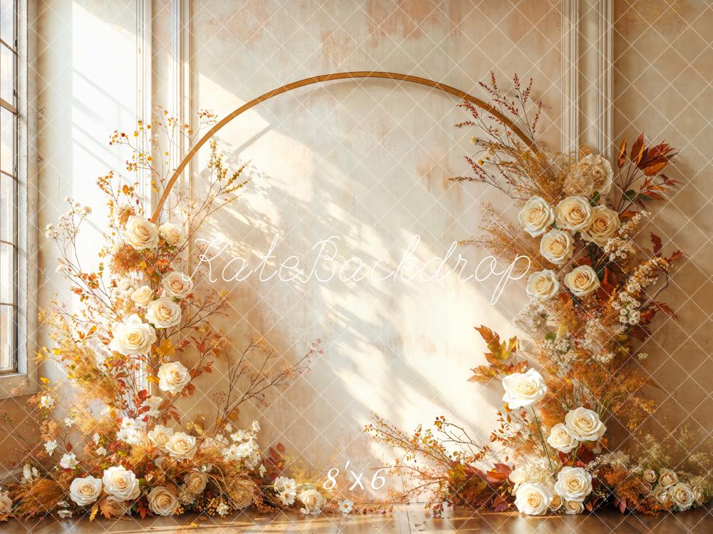 Kate Flower Arch Roses Fine Art Backdrop Designed by Emetselch -UK