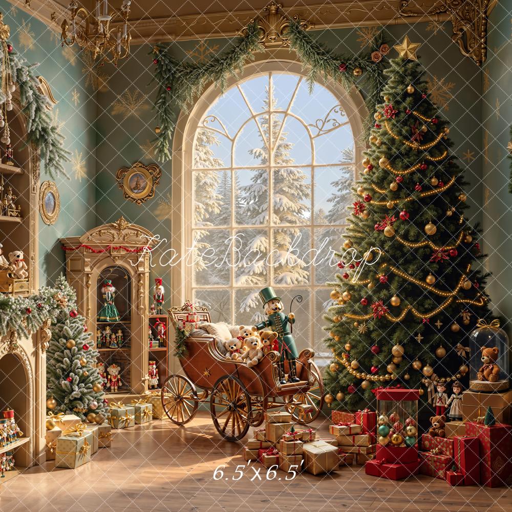 On Sale Kate Christmas Tree Toys Vintage Room Backdrop Designed by Emetselch -UK