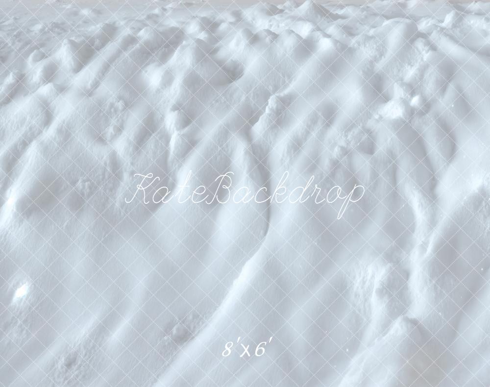 Kate Snow Covered Ground Texture Fleece Backdrop Designed by Kate Image -UK