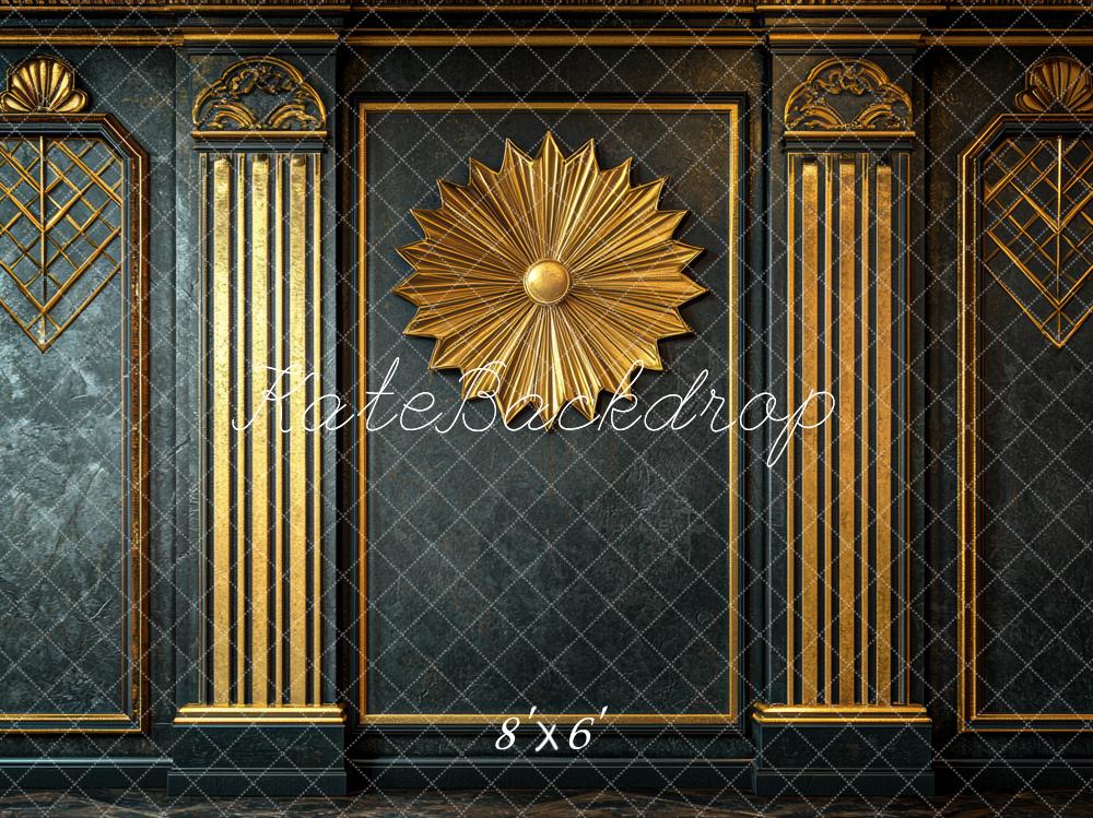 Kate Vintage Gold Ornate Wall Backdrop Designed by Mini MakeBelieve -UK