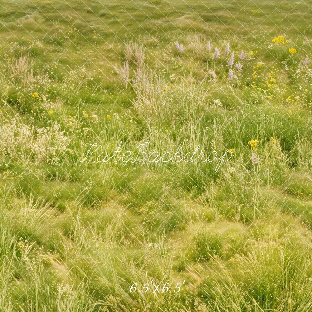Kate Green Meadow Grass Floor Backdrop Designed by Emetselch -UK