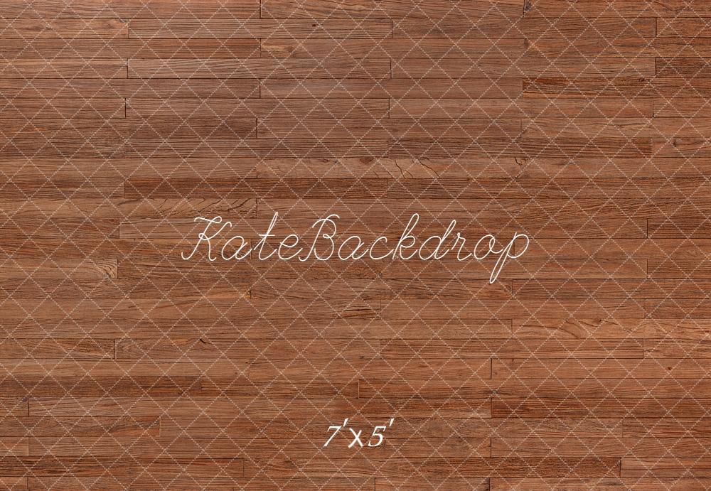 Kate Wood Texture Brown Floor Backdrop Designed by Emetselch -UK