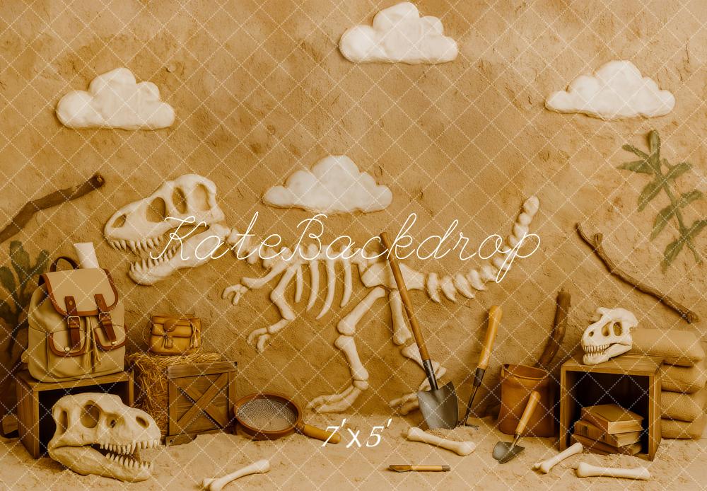 Kate Dinosaur Fossil Dig Adventure Backdrop Designed by Patty Robert