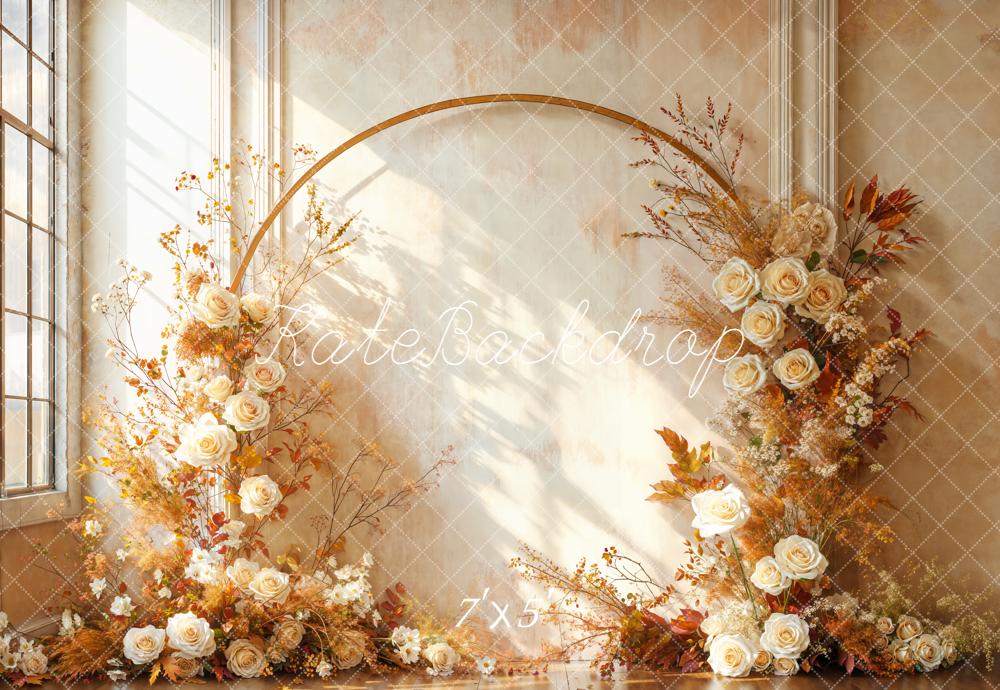 Kate Flower Arch Roses Fine Art Backdrop Designed by Emetselch -UK