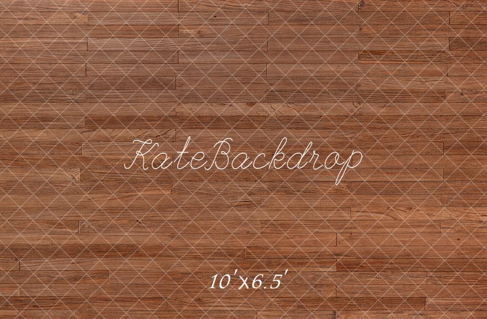 Kate Wood Texture Brown Floor Backdrop Designed by Emetselch -UK