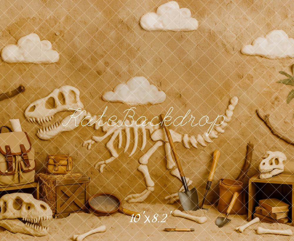 Kate Dinosaur Fossil Dig Adventure Backdrop Designed by Patty Robert