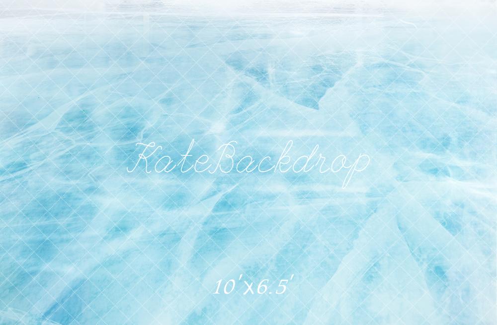 Kate Ice Blue Texture Backdrop Designed by Emetselch -UK