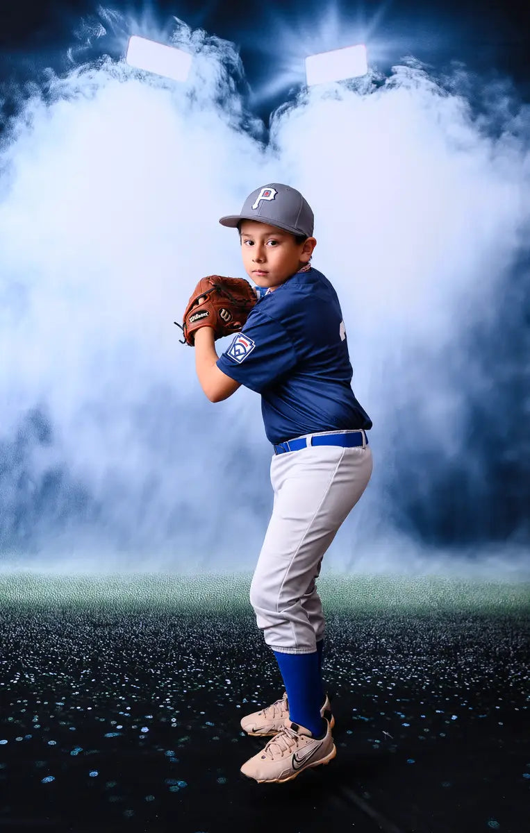 Kate Sweep Sports Stadium Lighting Backdrop Designed by Patty Robert