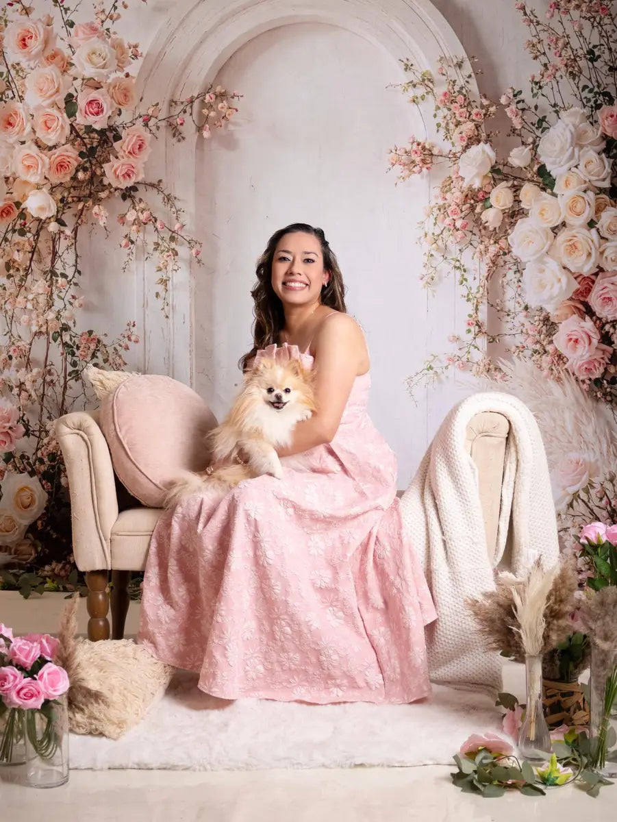 Lightning Deals Kate Boho Spring Floral Arch Wedding Backdrop Designed by Emetselch