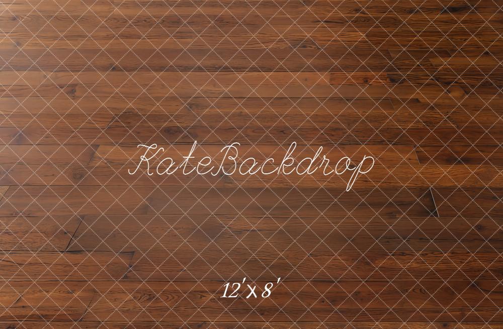Kate Wood Texture Vintage Brown Fleece Backdrop Designed by Kate Image